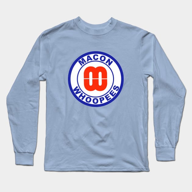 Defunct Whoopees Souther Hockey League 1973 Long Sleeve T-Shirt by LocalZonly